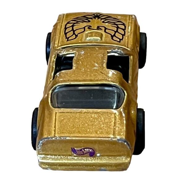 1977 Hot Wheels Pontiac Trans Am Gold Sparkly with T Top Vintage - Picture 4 of 5